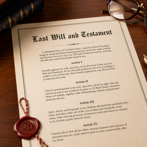 Simple Last Will and Testament
