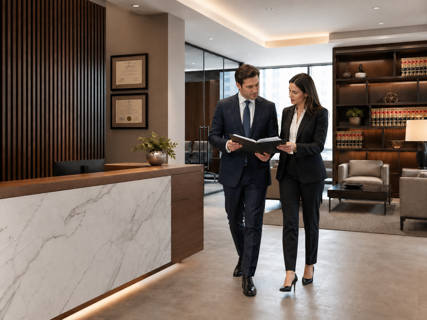 Front Foyer with people