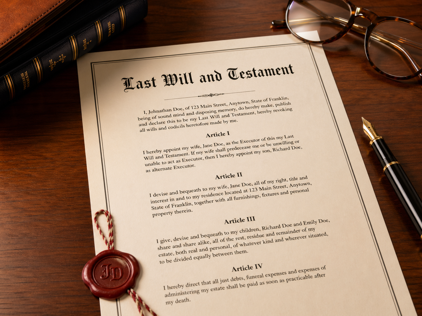 Last Will and Testament