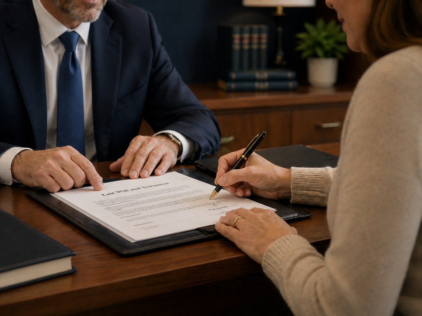 Signing of an agreement